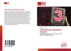 1935 Boston Redskins Season kitap kapağı