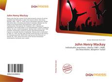 Copertina di John Henry Mackay