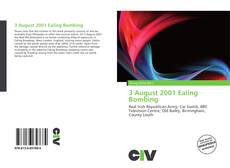 Portada del libro de 3 August 2001 Ealing Bombing