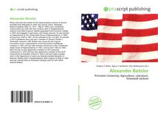 Couverture de Alexander Boteler