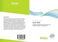 Bookcover of Cyril Rioli