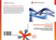 Buchcover von Anti-American Sentiment in Pakistan