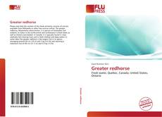 Bookcover of Greater redhorse