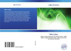 Capa do livro de Mat Latos 