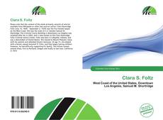 Обложка Clara S. Foltz