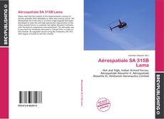 Aérospatiale SA 315B Lama的封面