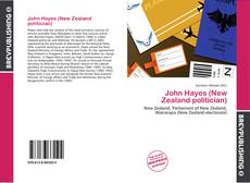 Copertina di John Hayes (New Zealand politician)