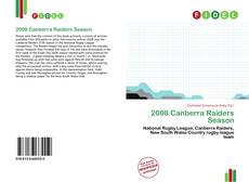 Portada del libro de 2008 Canberra Raiders Season