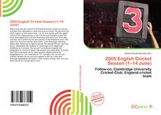 Portada del libro de 2005 English Cricket Season (1–14 June)