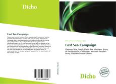 Capa do livro de East Sea Campaign 