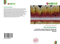 Portada del libro de David Dondero