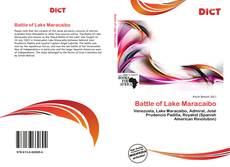 Capa do livro de Battle of Lake Maracaibo 