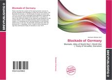 Copertina di Blockade of Germany