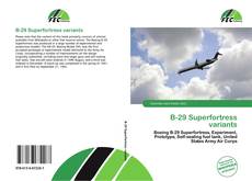 B-29 Superfortress variants kitap kapağı