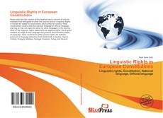 Buchcover von Linguistic Rights in European Constitutions