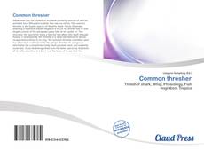 Bookcover of Common thresher