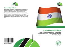 Обложка Censorship in India