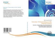 Bookcover of Internet Censorship in the United States