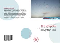 Birds of Argentina的封面