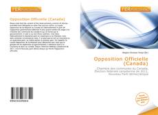 Opposition Officielle (Canada)的封面