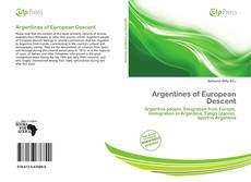 Buchcover von Argentines of European Descent