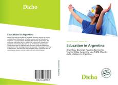Bookcover of Education in Argentina