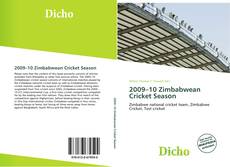 Capa do livro de 2009–10 Zimbabwean Cricket Season 