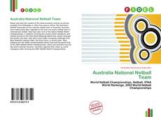 Portada del libro de Australia National Netball Team