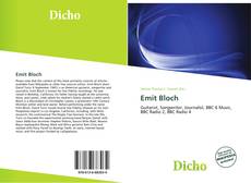 Copertina di Emit Bloch