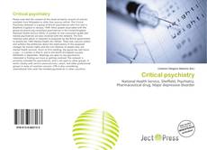 Critical psychiatry kitap kapağı