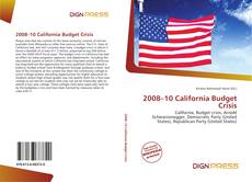 Bookcover of 2008–10 California Budget Crisis