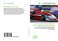 Borítókép a  2011 Malaysian Grand Prix - hoz