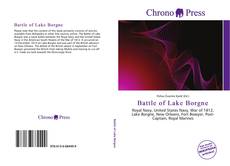 Bookcover of Battle of Lake Borgne