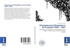 Bookcover of Championnat d'Angleterre de Football 1980 – 1981