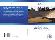 Capa do livro de Indian Cricket Team in Australia in 1967–68 