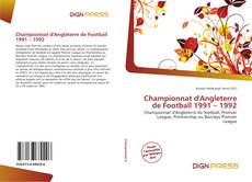 Copertina di Championnat d'Angleterre de Football 1991 – 1992