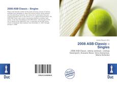 Bookcover of 2008 ASB Classic – Singles