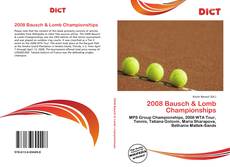 Couverture de 2008 Bausch & Lomb Championships