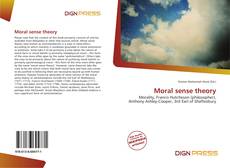 Couverture de Moral sense theory