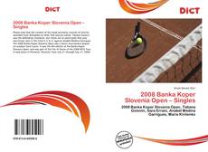 Bookcover of 2008 Banka Koper Slovenia Open – Singles