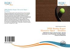 Bookcover of 2008 Banka Koper Slovenia Open – Doubles