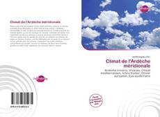 Bookcover of Climat de l'Ardèche méridionale