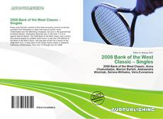 Buchcover von 2008 Bank of the West Classic – Singles