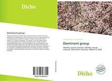 Capa do livro de Dominant group 