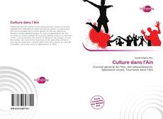 Capa do livro de Culture dans l'Ain 