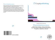 Обложка Électroluminescence