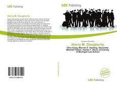 Capa do livro de Harry M. Daugherty 