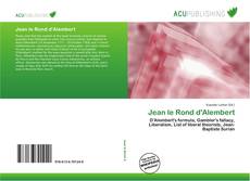 Bookcover of Jean le Rond d'Alembert