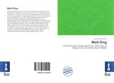 Bookcover of Matt Sing