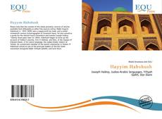 Capa do livro de Hayyim Habshush 